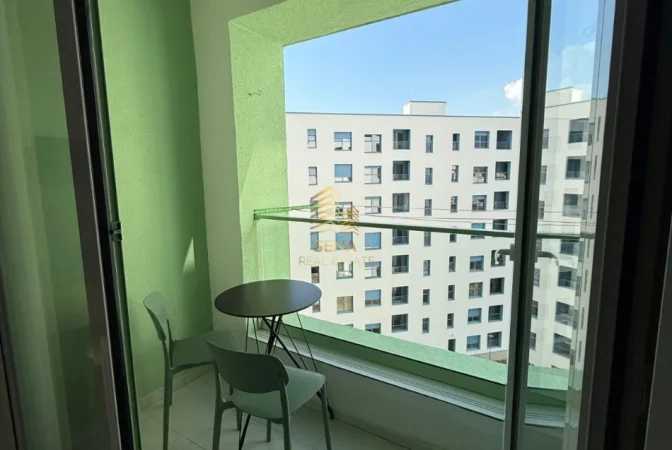 Tirane, jepet me qera apartament 1+1+Ballkon Kati 6, 60 m² 500 € (Ali Demi, Rezidenca Kadiu)