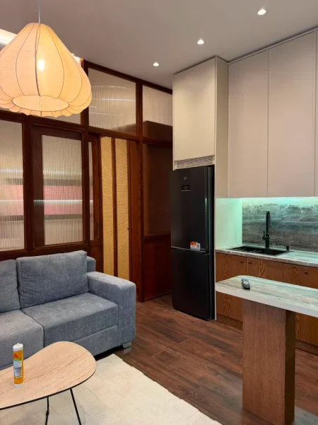 Tirane, jepet me qera apartament 1+1 Kati 11, 60 m² 70.000LEKE (QENDER, 9 KATESHET)