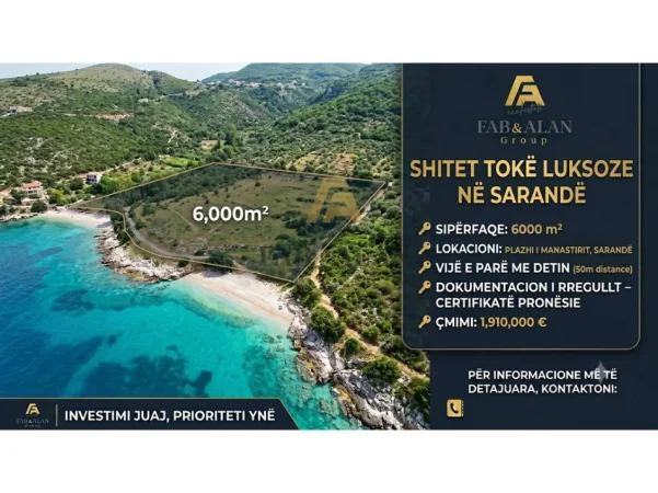 Ksamil, shitet toke , 6.000 m² 1.910.000 € (Ksamil)