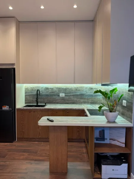 Tirane, jepet me qera apartament 1+1+Ballkon Kati 11, 67 m² 700 € (Qender 9 kateshet)