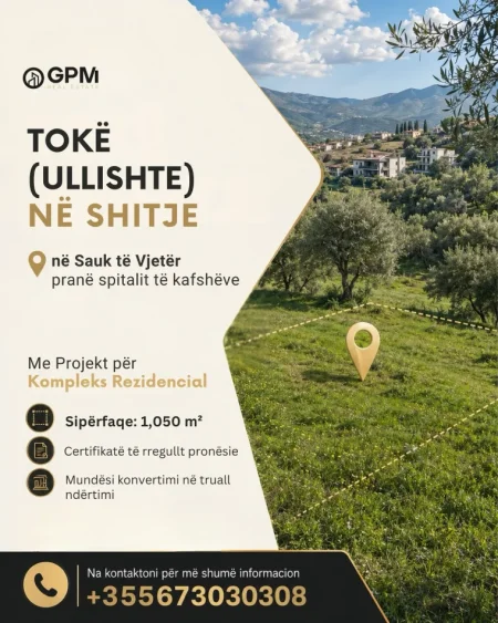 Tokë në shitje në Sauk të Vjetër!