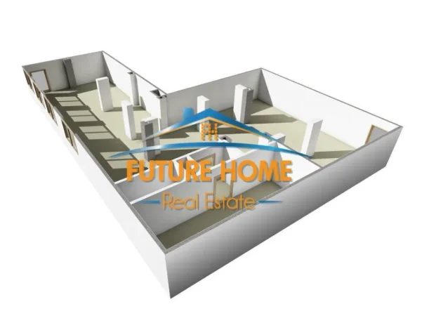 Tirane, jepet me qera ambjent biznesi Kati 1, 1.982 m² 10.600 € (Kthesa e Kamzes)
