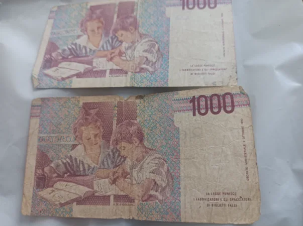 Tirane, shes Lireta italiane 50 €