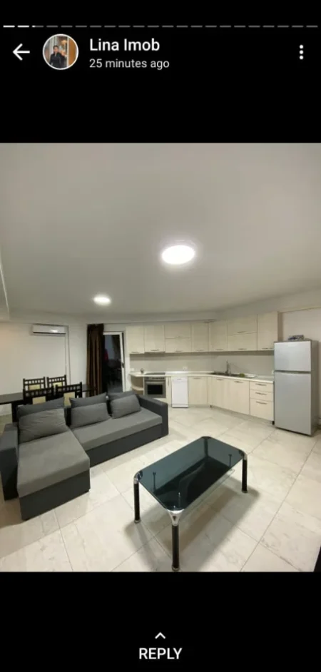 Tirane, jepet me qera Apartament 2+1 Kati 5, Mobiluar, Ashensor,Çmimi 65.000 Lekë të Reja, Ne Vasil Shanto, Tirane.