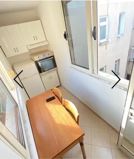 Tirane, jepet me qera apartament 1+1 Kati 5, 55 m² 450 € (Bulevardi Zogu i I)