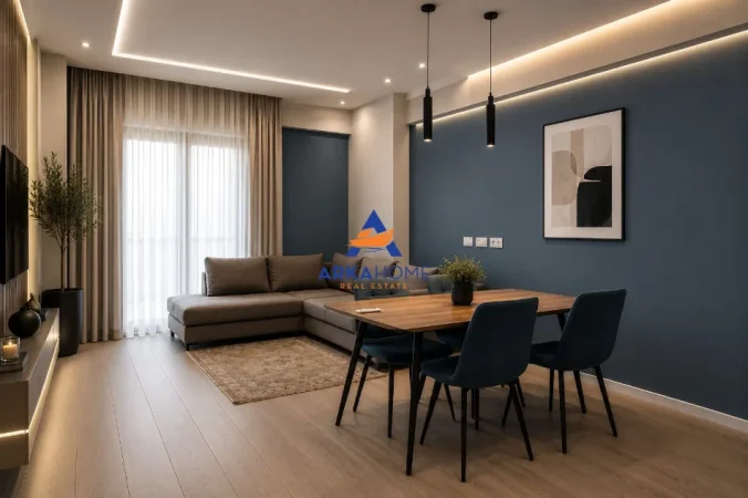 Tirane, jepet me qera apartament 1+1+Ballkon Kati 1, 65 m² 696 € (RR BARRIKADA)