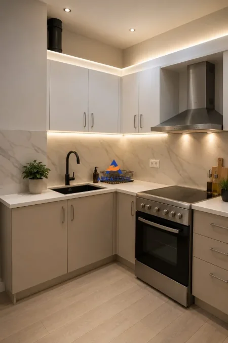 Tirane, jepet me qera apartament 1+1+Ballkon Kati 1, 65 m² 696 € (RR BARRIKADA)