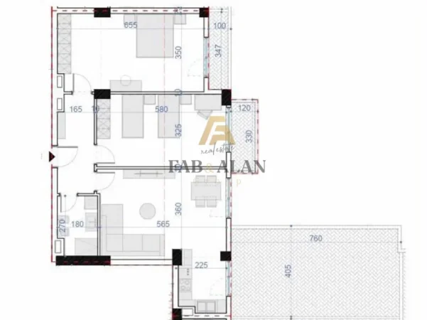 Tirane, shitet apartament 2+1+Ballkon , 143 m² 120.792 € (Paskuqan)