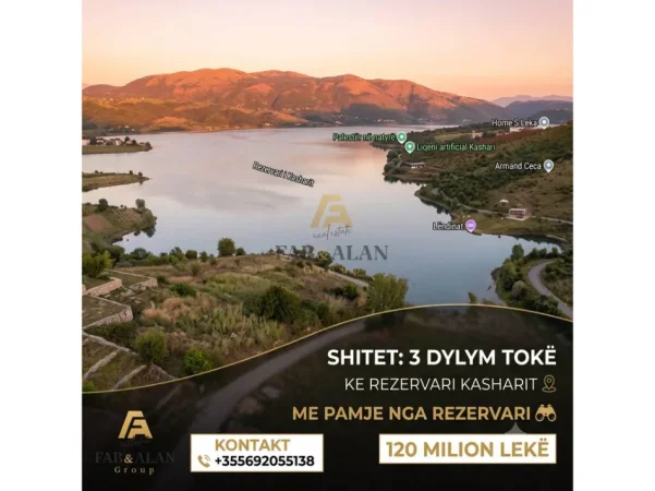 Tirane, shitet toke , 3.000 m² 128.500 € (Kashar)