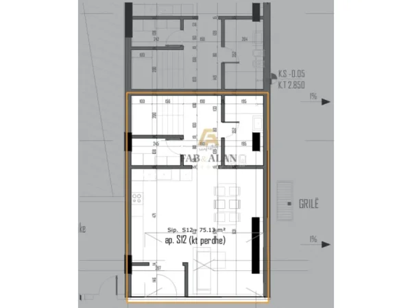 Golem, shitet apartament duplex Dublex , 148 m² 167.800 € (Golem)