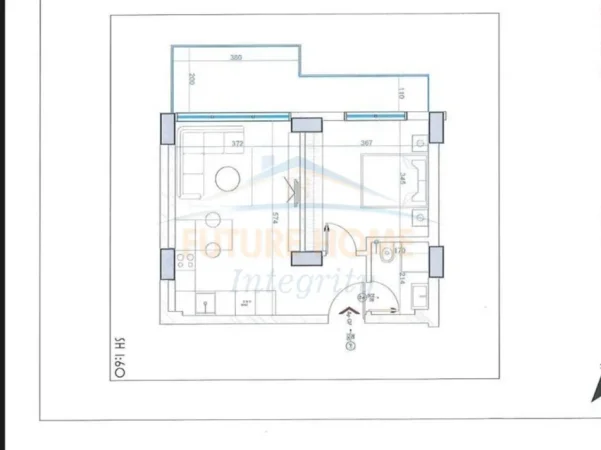 Vlore, shitet apartament 1+1 Kati 3, 70 m² 175.375 € (Uji i Ftohte, Vlore)