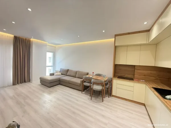Tirane, jepet me qera apartament 1+1+Ballkon Kati 4, 73 m² 730 € (Hysni Gerbolli)