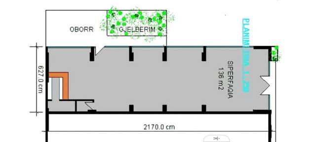 Tirane, nderroj Ambjent biznesi 137 m2 + 50 m2 oborr  (Riza Cerova)