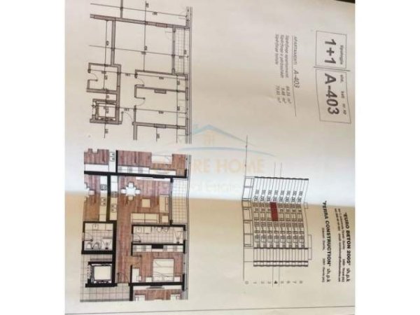 Tirane, shitet apartament 1+1 Kati 4, 93.240 Euro (Parallel Living)