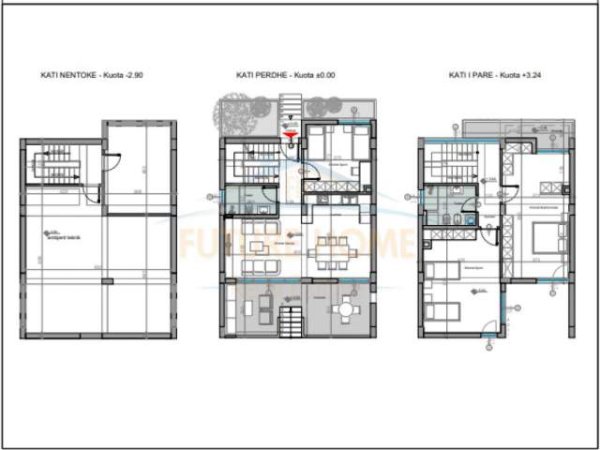 Durres, shes Vile 3+1+A+BLK Kati 0, 486 m² 614.544 Euro (GJIRI LALZIT)