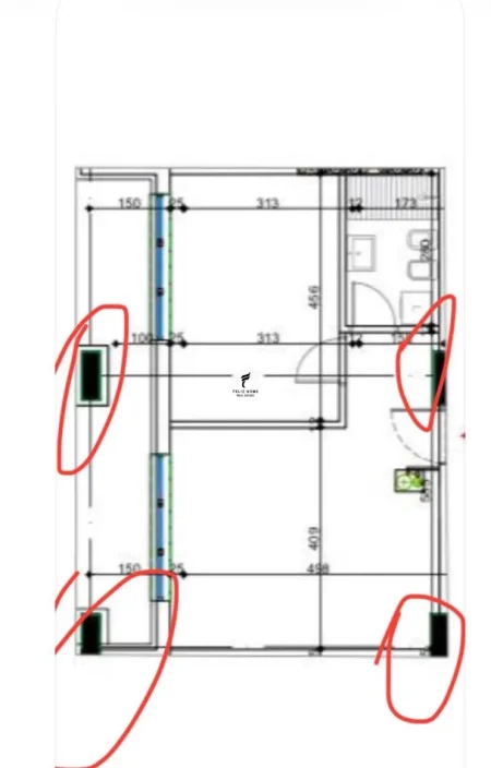 Tirane, jepet me qera zyre Kati 1, 72 m² 850 € (JORDAN MISJA)
