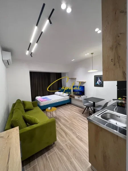 Tirane, jepet me qera garsonier 1+1 Kati 5, 30 m² 450 € (RRUGA SULEJMAN DELVINA)