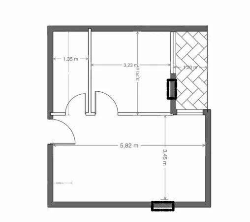 Tirane, shitet apartament 1+1 Kati 1, 52 m² 97.000 € (Kodra e Diellit)