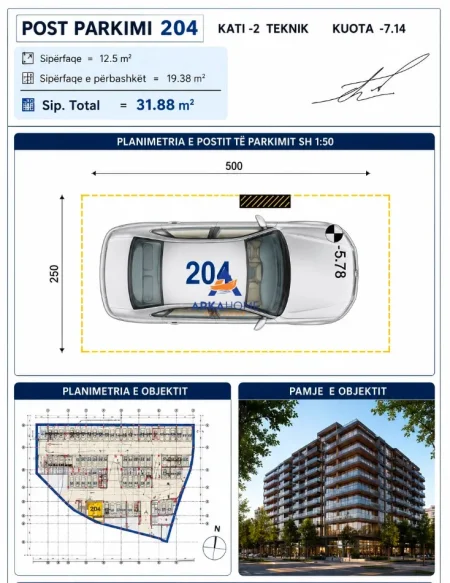 Tirane, shitet ambjent biznesi Kati -2, 31 m² 42.000 € 