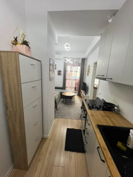 Tirane, jepet me qera apartament 1+1 Kati 6, 50 m² 430 € (Ali Demi)