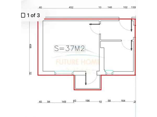 Tirane, shitet garsonier 1+1 Kati 4, 37 m² 89.000 € (21 Dhjetori)
