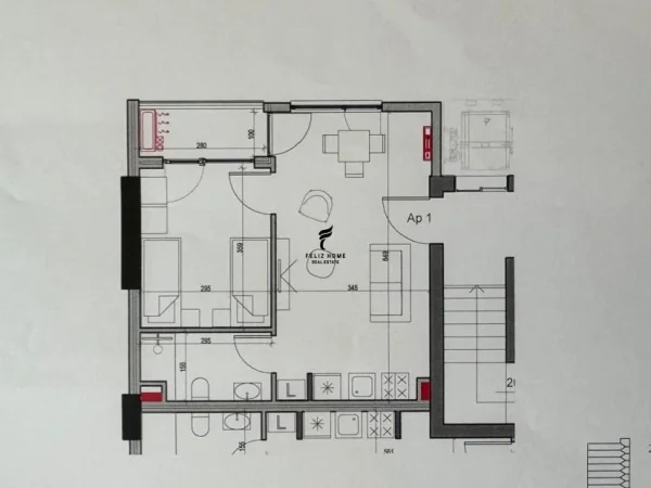 Tirane, shitet apartament 1+1 Kati 3, 54 m² 125.000 € (RRUGA E KAVAJES)