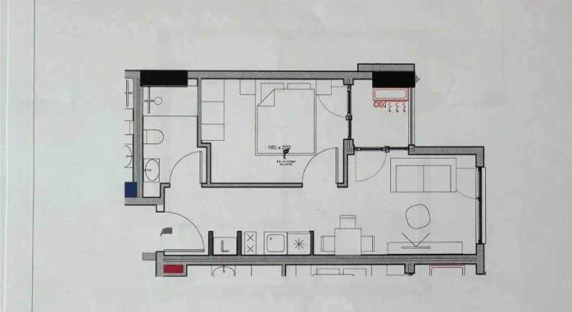 Tirane, shitet apartament 1+1 Kati 7, 47 m² 110.000 € (RRUGA E KAVAJES)