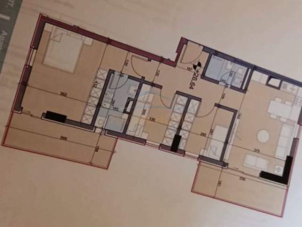 Tirane, shitet apartament 3+1 Kati 8, 128 m² 112.352 Euro (Kompleksi Univers City)