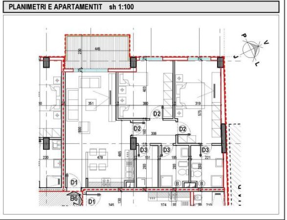 Tirane, shitet apartament 2+1+BLK Kati 4, 127 m² 146.636 Euro (Dritan Hoxha)