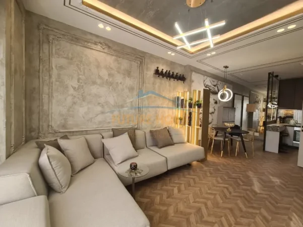 Tirane, jepet me qera apartament 1+1+Ballkon Kati 21, 62 m² 1.100 € (KOMPLEKSI GARDEN BUILDING)