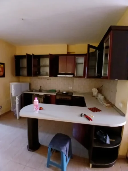Tirane, jepet me qera apartament 1+1 Kati 1, 75 m² 400 € (Rruga Loni Ligori, tek bar Universi)