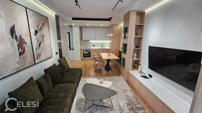 Tirane, jepet me qera apartament 1+1+Ballkon Kati 10, 75 m² 850 € (MINE PEZA)