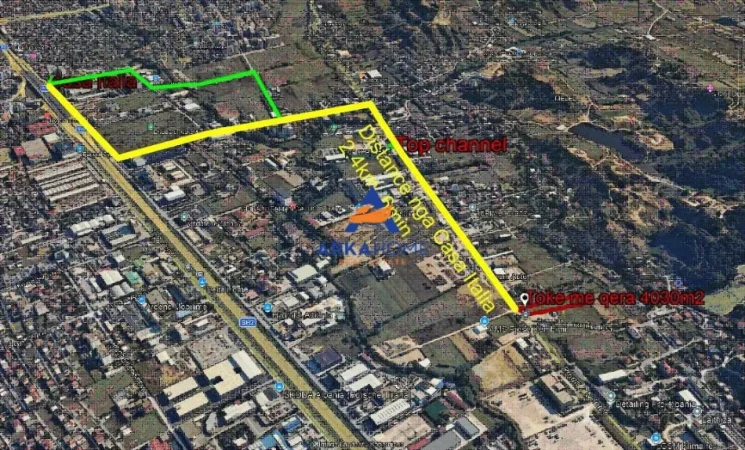 Tirane, shitet toke , 4.000 m² 