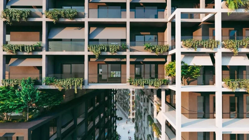 Shengjin, shitet apartament 2+1+Ballkon Kati 8, 147 m² 189.530 € (Holiday Inn 2 Residence, Shëngjin)