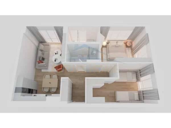 Tirane, shitet apartament 2+1 Kati 1, 84 m² 183.986 € (Kompleksi Zirkon, Rruga Kongresi Manastirit)