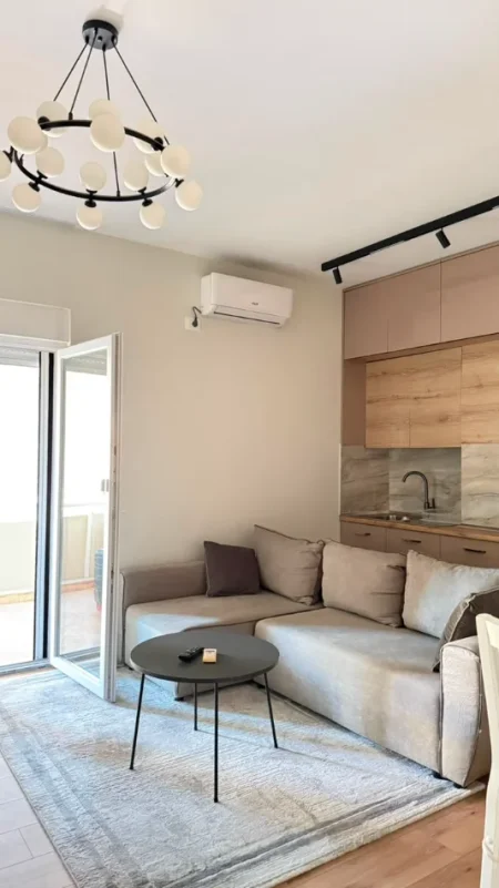 Tirane, jepet me qera apartament 1+1 Kati 5, 500 € (Ali Demi)