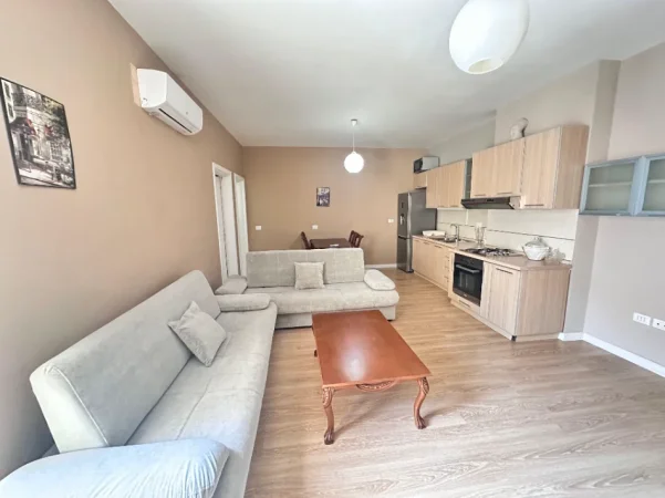 Tirane, jepet me qera apartament 1+1 Kati 1, 600 € (Liqeni i Thatë)
