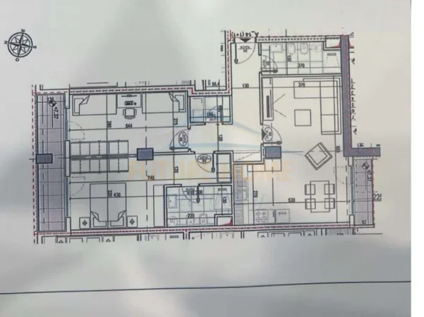 Tirane, shitet apartament 2+1+2+Depo Kati 2, 120 m² 223.387 € (Jordan Misja)
