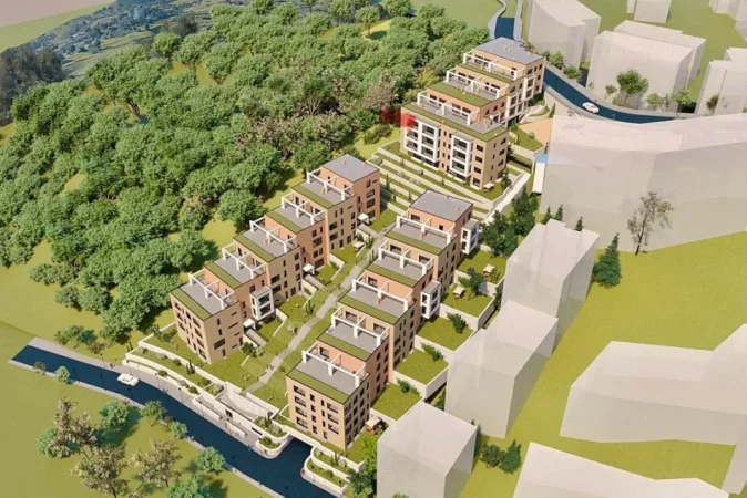 Tirane, shitet apartament 1+1 Kati 4, 83 m² 183.040 € (Dream House Residence I prane Liqenit Artificial)