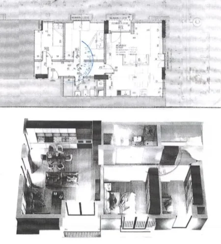 Tirane, shitet apartament 2+1 Kati 4, 87 m² 92.124 € (Institut)