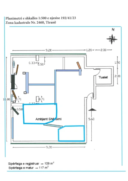 Tirane,Okazion!Shitet & Mundsi Investimi,Ambjent Biznesi mundësi në 2-apartament,kat 0,pallat 8-kat,sip.117m²,çmim1250€/m2,te Fresku-drejtim teleferik