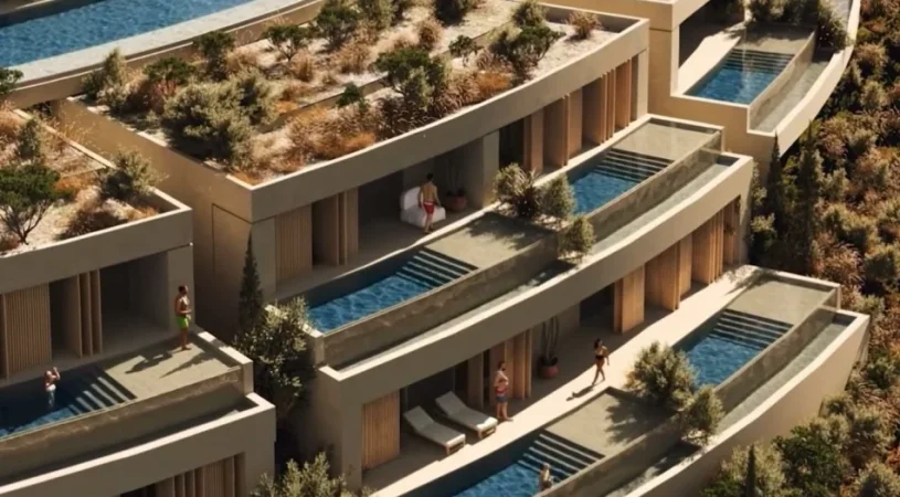 Shitet (2,650€/m2): 1+1 & Ballkon + 1 P.Parkimi📍Sun Palase Residence - Palase/Dhermi || 249,190€ (85m2)