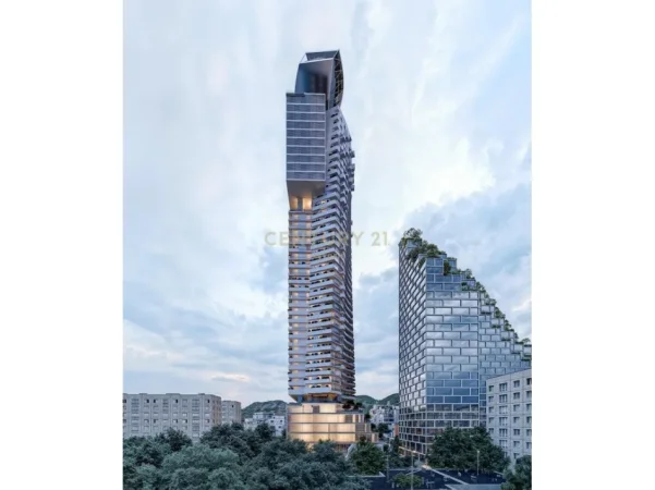 Tirane, shes apartament 1+1 Kati 21, 102 m² 244.000 € (Rruga Dritan Hoxha)