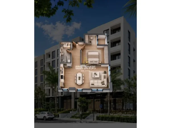 Durres, shitet apartament 1+1+Ballkon Kati 4, 65 m² 106.788 € (Mali i Robit, Golem)