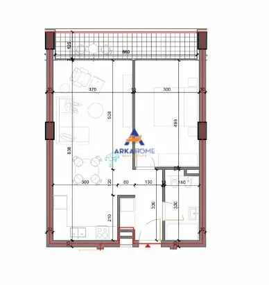 Tirane, shitet apartament 1+1 Kati 4, 79 m² 107.181 € 