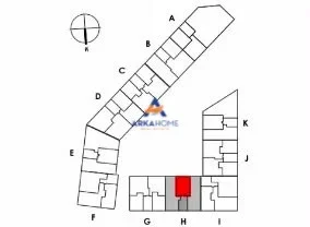 Tirane, shitet apartament 1+1 Kati 4, 79 m² 107.181 € 