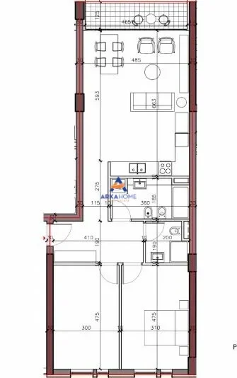 Tirane, shitet apartament 2+1 Kati 6, 110 m² 150.053 € (SHKOZE)