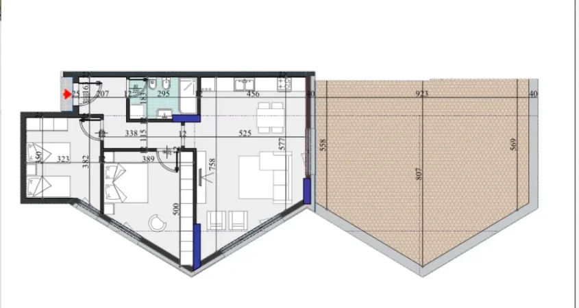 Tirane, shitet apartament 2+1 Kati 7, 172 m² 235.000 € (Rruga Dritan Hoxha)