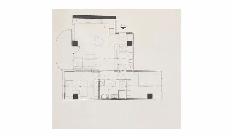 Tirane, shitet apartament 2+1 Kati 6, 114 m² 132.000 €