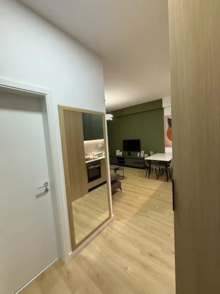 Tirane, jepet me qera apartament 1+1 Kati 6, 60 m² 500 € (Ali Demi)